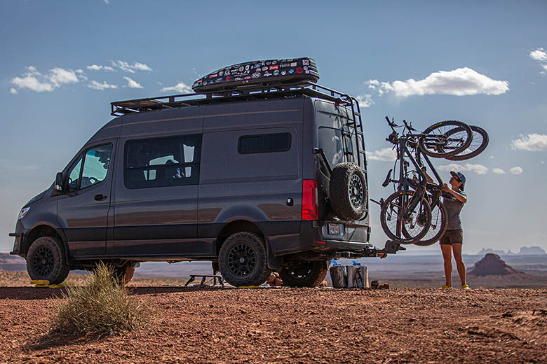 Sprinter van deals bike rack